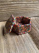Load image into Gallery viewer, Resin Sprinkle Trinket Box – Rainbow Sprinkles