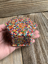 Load image into Gallery viewer, Resin Sprinkle Trinket Box – Rainbow Sprinkles