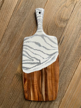 Load image into Gallery viewer, Silver and White Charcuterie Board