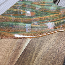 Load image into Gallery viewer, Green and Copper Charcuterie Board