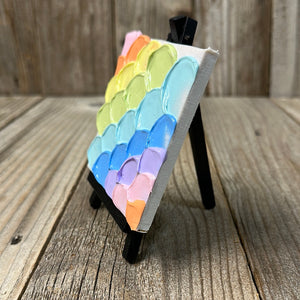 Acrylic Mini- Pastel Rainbow