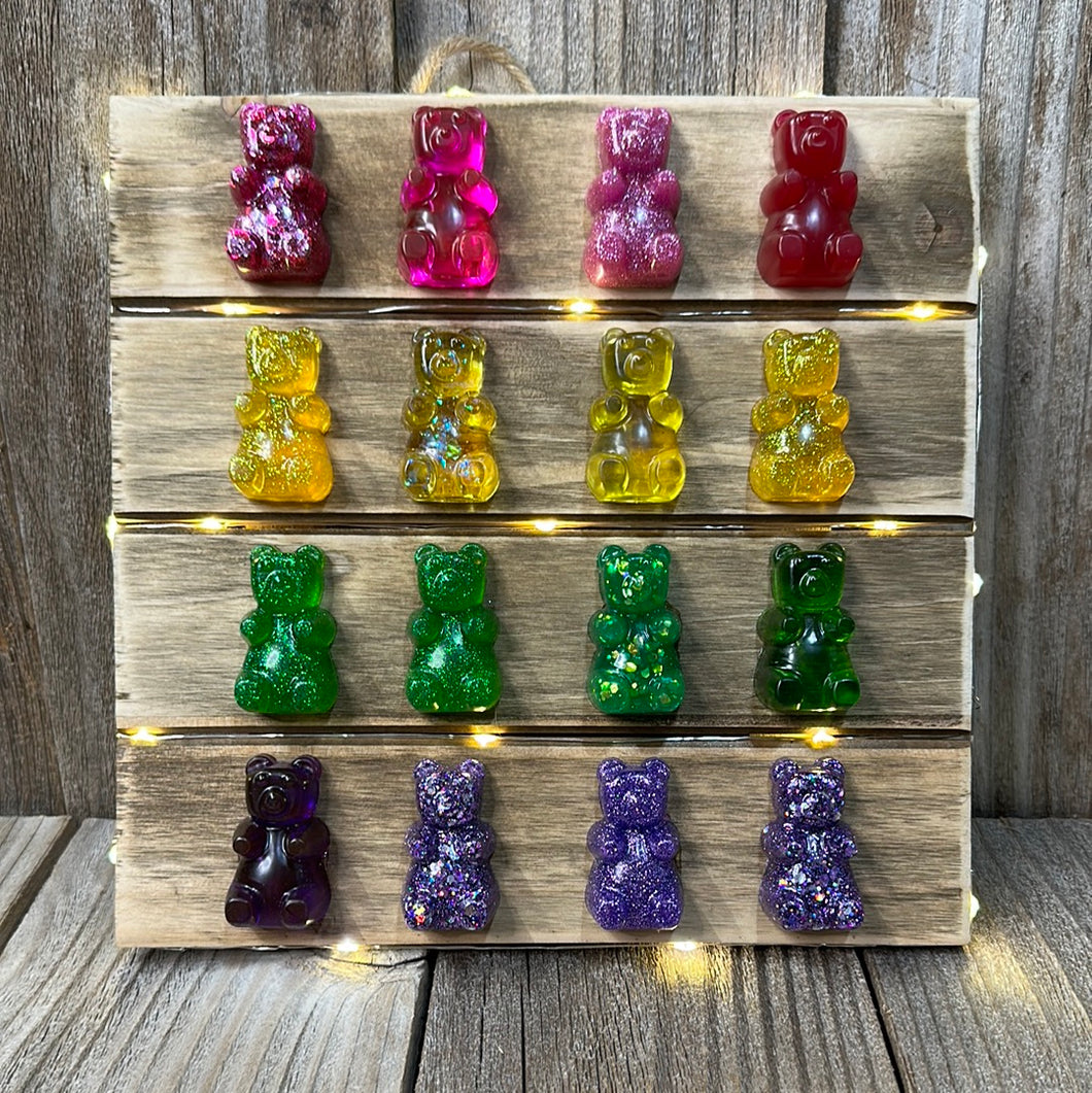 Glowing Gummy Bears- Rainbow