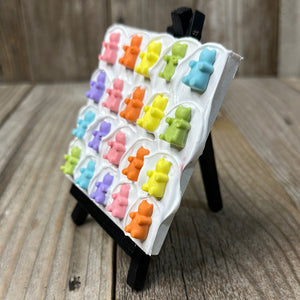 Acrylic Mini- Pastel Gummy Bears & Frosting