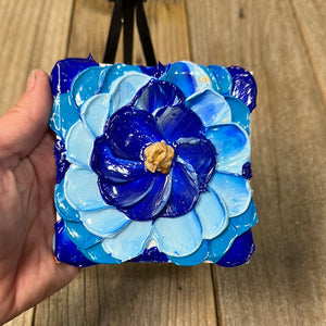 Acrylic Mini- Blue Bloom