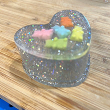 Load image into Gallery viewer, Gummy Bear Glitter Trinket Box - rounded heart
