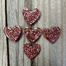 Load image into Gallery viewer, Glitter Heart Magnets
