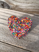 Load image into Gallery viewer, Resin Sprinkle Trinket Box - rounded heart
