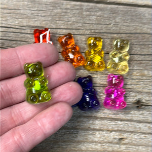 Gummy Bear Magnets- Rainbow- Medium Size